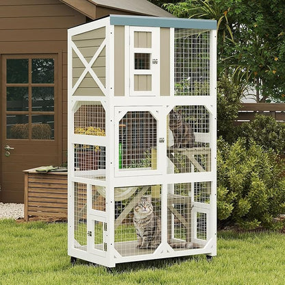 Catio Outdoor Cat Enclosure, Outdoor Cats House - Image 8