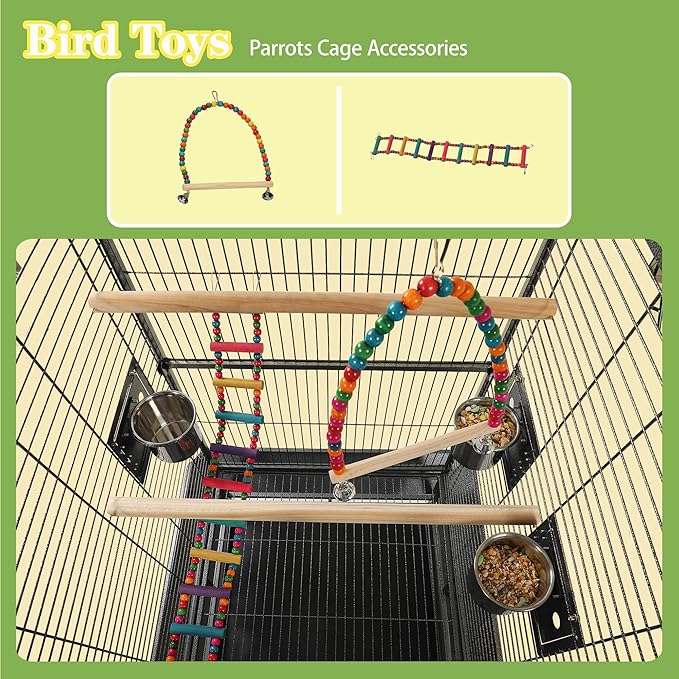 68'' Large Parrot Cage, Large Bird Cages - Image 5