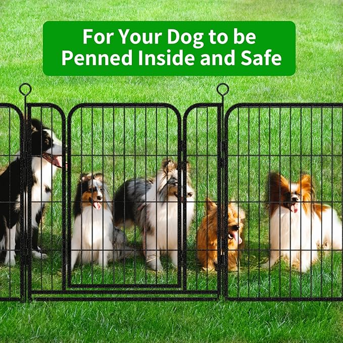 Kfvigoho Dog Playpen Outdoor Extra Wide 24 Panels Heavy Duty Dog Fence 32" - Image 8