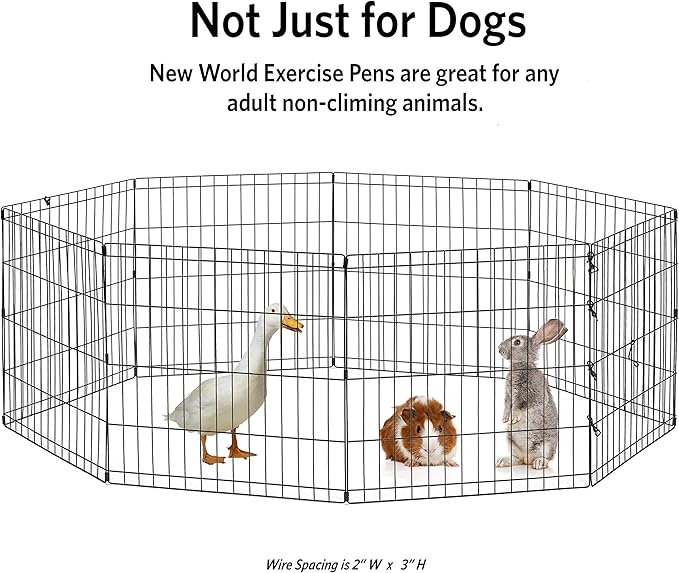 New World by MidWest Homes for Pets 18-Inch Exercise Pen, for Indoor and - Image 6