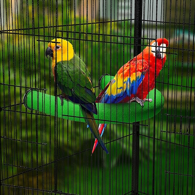 FrgKbTm U Shape Parrot Perch Stand Toy Bird Platform Sand Paw Grinding Clean - Image 3