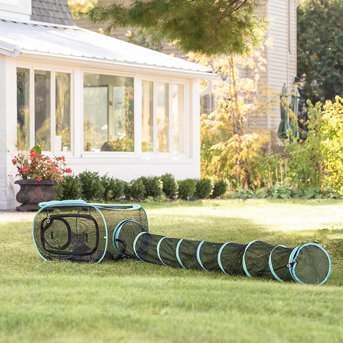 Kitty City Catio Outdoor 20' Cat Tunnel – 20‑Foot Cat‑Sized Play Tunnel - Image 3