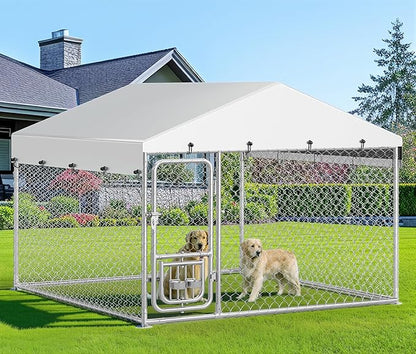 DWVO 7.5'x7.5' Dog Kennel Outdoor by DWVO