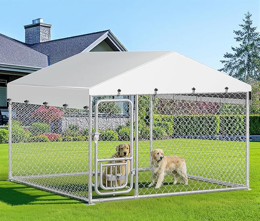 DWVO 7.5'x7.5' Dog Kennel Outdoor by DWVO