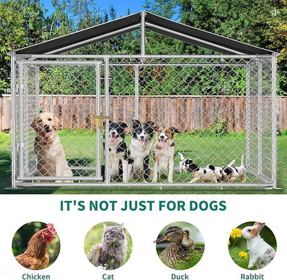 YITAHOME 7.5'x7.5' Outdoor Dog Kennel - Image 4