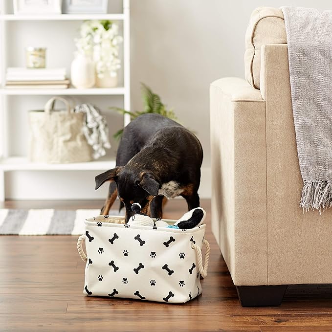 Bone Dry Pet Storage Collection Paw and Bone Print, Small Rectangle - Image 5