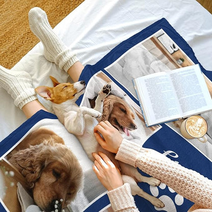 Personalized Pets Blanket with Photos, Custom Blanket - Image 5