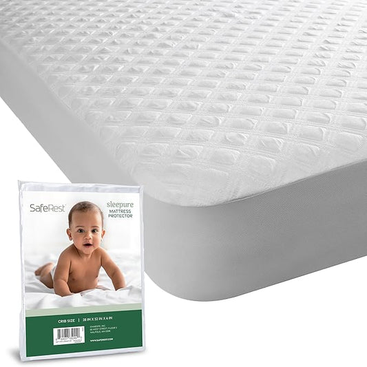 SafeRest Sleepure Waterproof Mattress Protector Crib Size by SafeRest