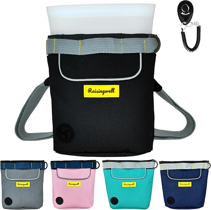 Raisingwell Dog Treat Pouch for Pet Walking and Training by Raisingwell