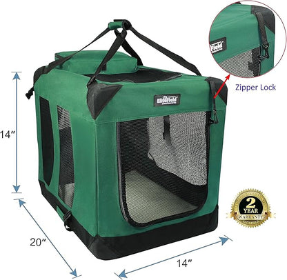EliteField 3-Door Folding Soft Dog Crate - Image 2