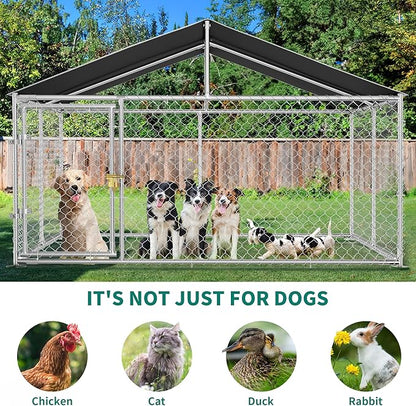 YITAHOME 10'x10' Outdoor Dog Enclosure - Image 4