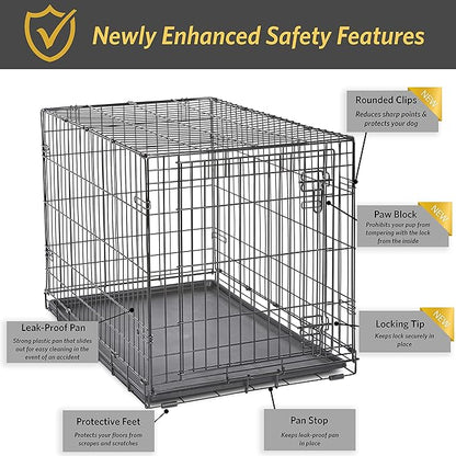 Midwest Homes for Pets 36-Inch New World Crate for Medium-Large Breeds - Image 4
