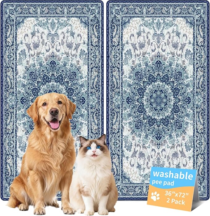 Washable Pee Pads for Dogs, Reusable Puppy Potty Training Pads, Ultra-Absorbent by Verdasun