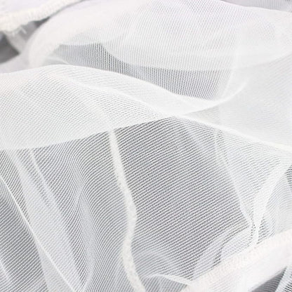 Adjustable Birdcage Seed Catcher Feather Catcher Bird Cage Cover Net Airy Soft - Image 5
