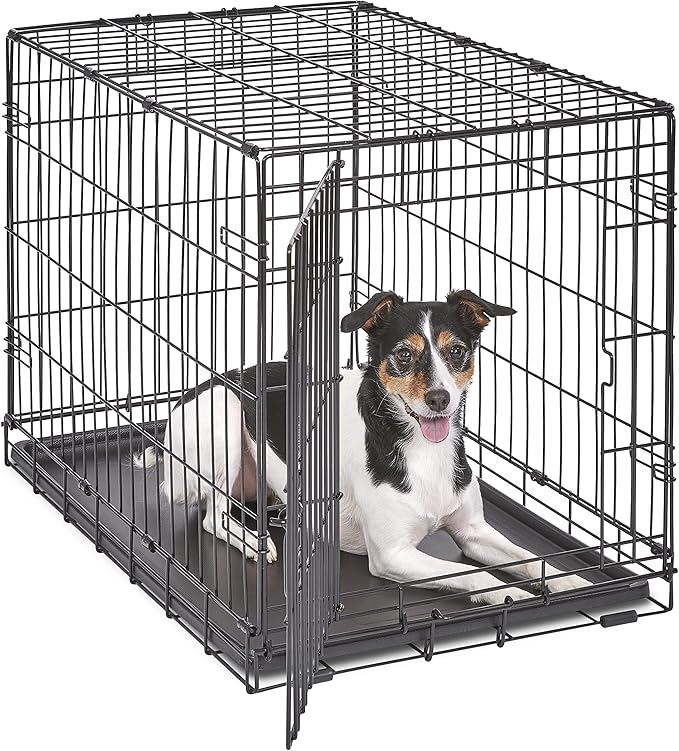 Midwest Homes for Pets 30-Inch New World Crate for Medium Breeds, 21-40 lbs by NewWorldPetProducts