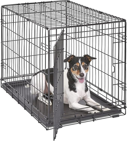 Midwest Homes for Pets 30-Inch New World Crate for Medium Breeds, 21-40 lbs by NewWorldPetProducts