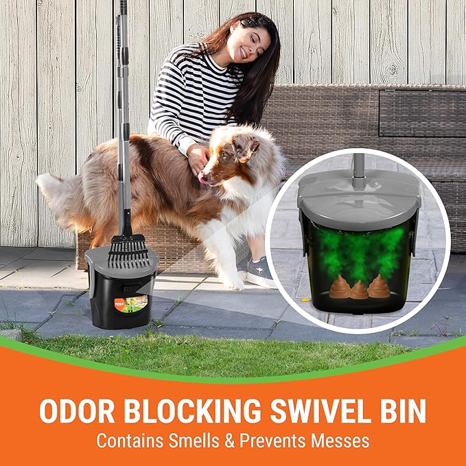 Pupzle Dog Pooper Scooper with Bag Attachment, Dog Poop Scoop - Image 4