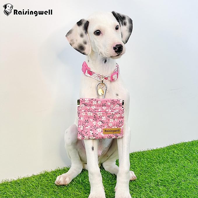 Raisingwell Dog Treat Pouch, Small Cotton Pocket Sized Training Holder - Image 5