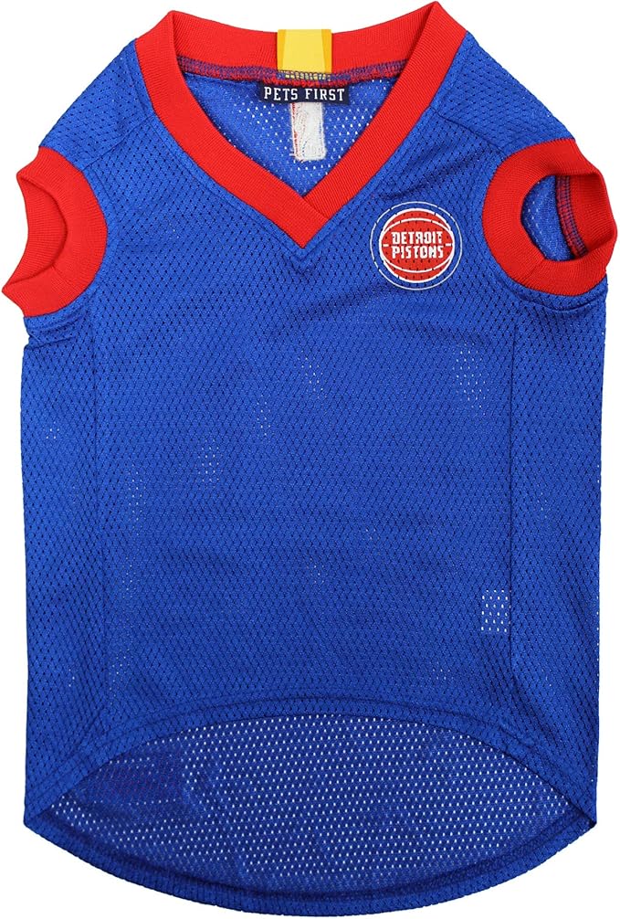 Pets First NBA DETROIT PISTONS DOG Jersey, X-Large - Image 3