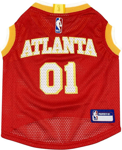 Pets First NBA Atlanta Hawks Dog Jersey, X-Small- Tank Top Basketball Pet Jersey by PETSFIRST