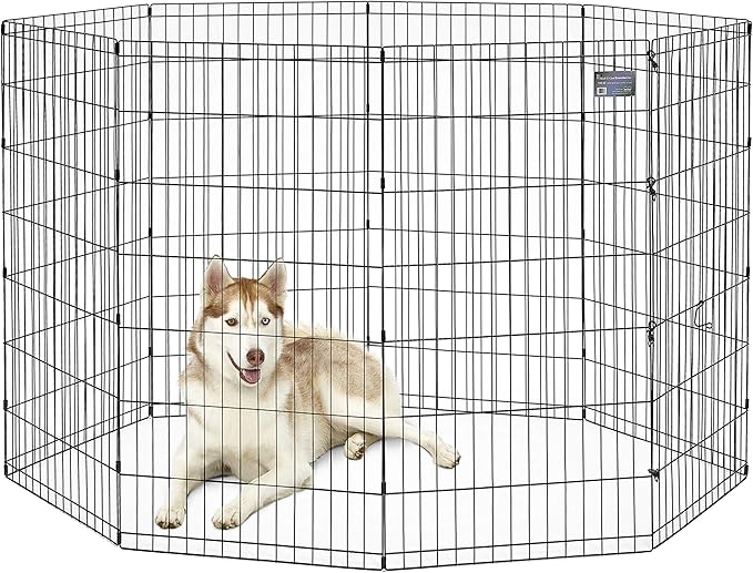 MidWest Homes for Pets 48-Inch Exercise Pen, for Indoor and Outdoor use by MidWestHomesForPets