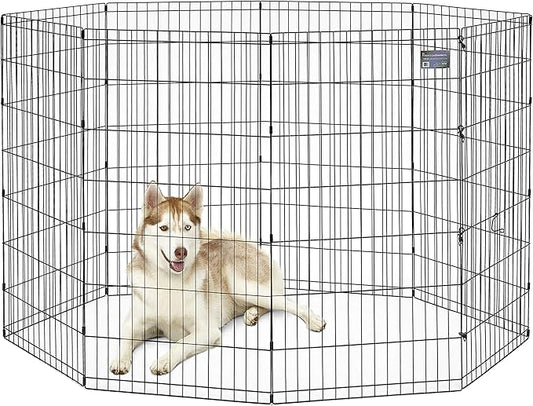 MidWest Homes for Pets 48-Inch Exercise Pen, for Indoor and Outdoor use by MidWestHomesForPets