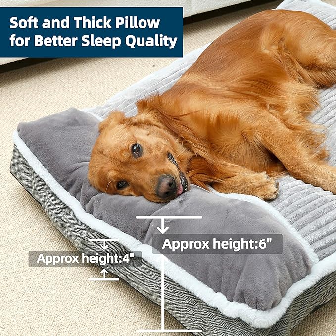 Dog Bed for Large Dogs, Dog Mattress - Image 3