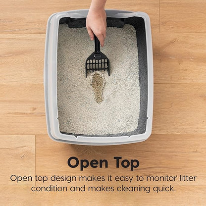 IRIS USA Cat Litter Box Large Open Top - Image 3