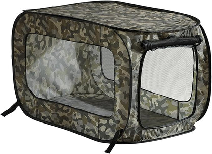 Beatrice Home Fashions Portable, Collapsible, Pop Up Kennel Travel Cat and Dog by BeatriceHomeFashions
