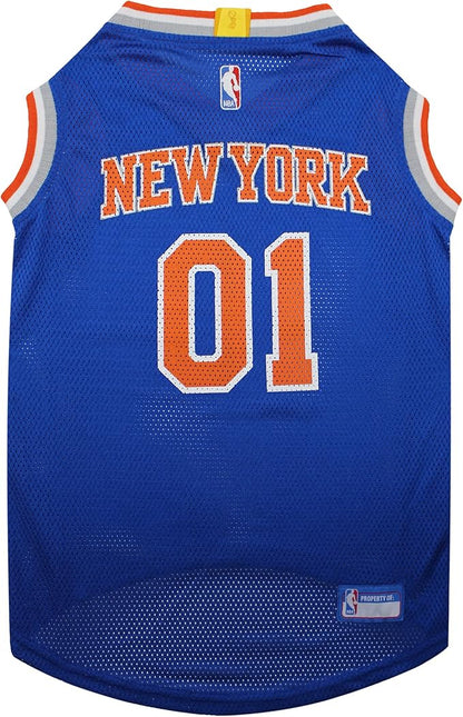Pets First NBA NEW YORK KNICKS DOG Jersey, Small by PETSFIRST