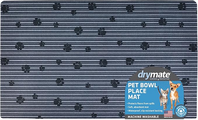 Drymate Pet Bowl Placemat, Dog & Cat Food Feeding Mat - Image 7