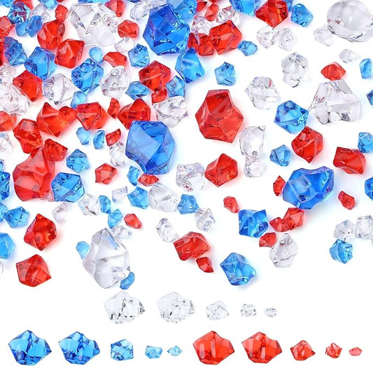 700Pcs Fake Ice Cubes 5 Size Acrylic Ice by NUKAYAI