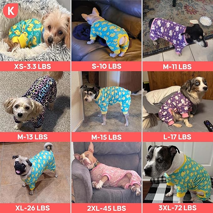 KYEESE Dog Pajamas Soft Dogs Clothes Pet Coat Velvet Dog Pajamas Small Sized - Image 7