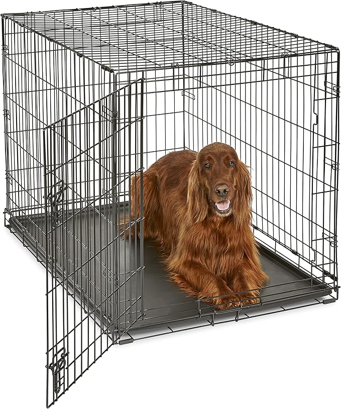 Midwest Homes for Pets 42-Inch New World Crate for Large Breeds, 71-90 lbs by NewWorldPetProducts