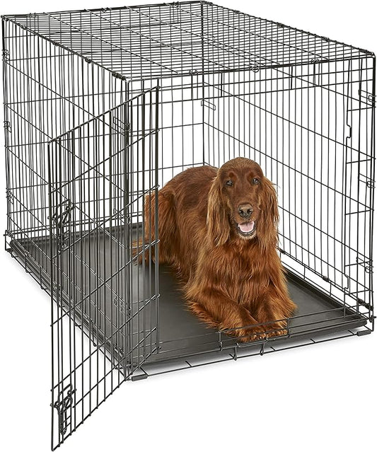 Midwest Homes for Pets 42-Inch New World Crate for Large Breeds, 71-90 lbs by NewWorldPetProducts