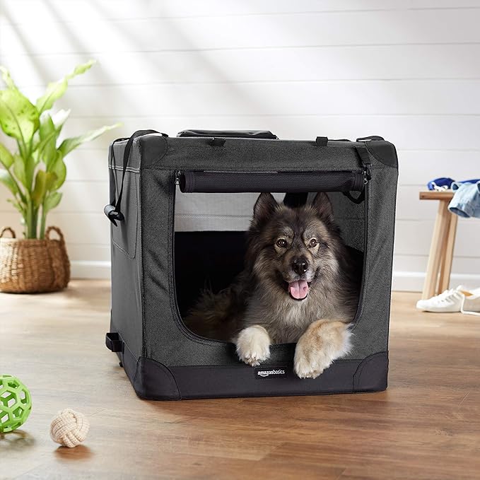 Amazon Basics Foldable Portable Soft Pet Dog Crate Carrier Kennel - Image 5