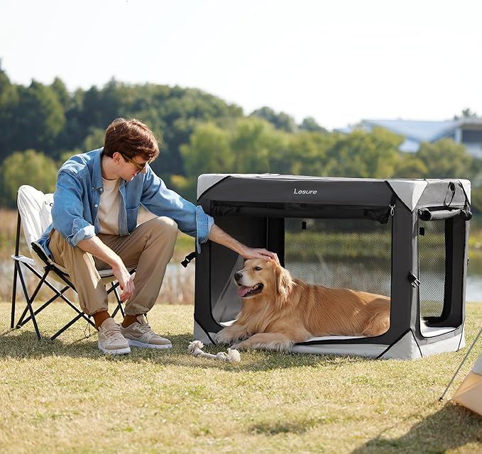 Lesure Collapsible Dog Crate - Image 5