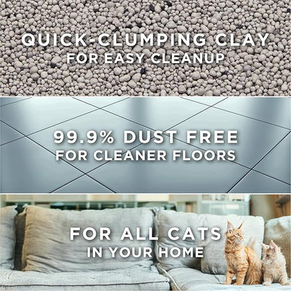Purina Tidy Cats Clumping Cat Litter Odor Control, Free and Clean Unscented - Image 4