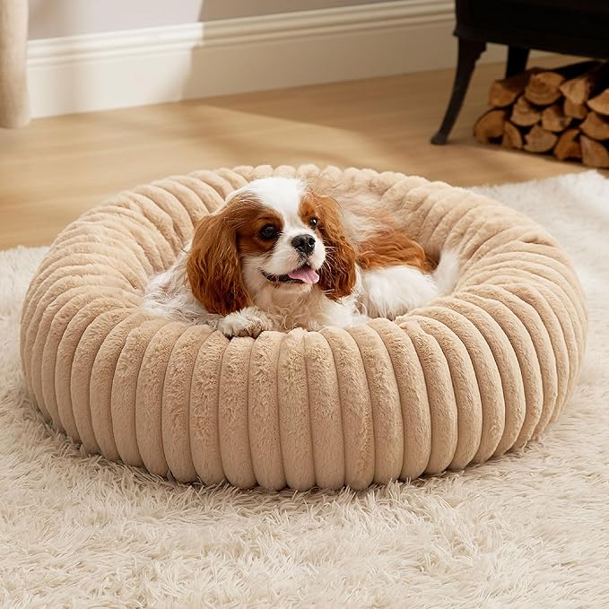 Bedsure ComfyFleece™ Donut Medium Dog Bed by Unknown
