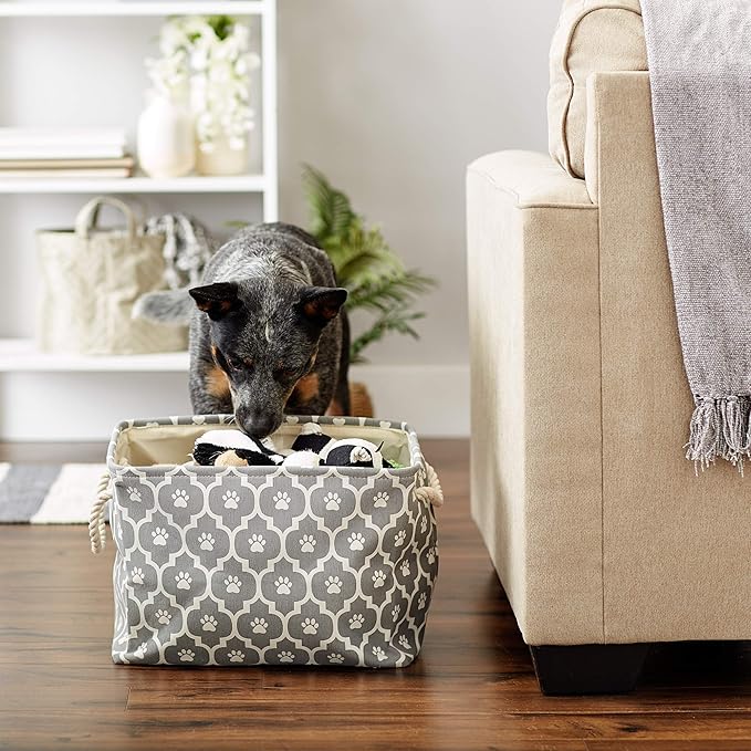 Bone Dry Pet Storage Collection Lattice Paw Print, Medium Rectangle - Image 5