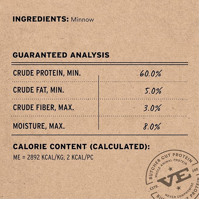 Vital Essentials Freeze Dried Minnows Cat Treats | Single Ingredient | Premium - Image 3