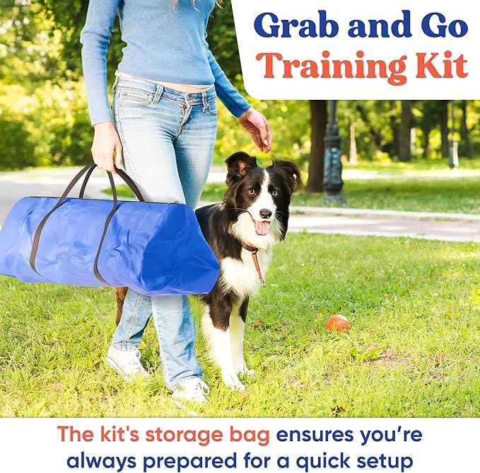 FetchFlow Dog Agility Training Equipment – Complete Backyard Agility Course Set - Image 6