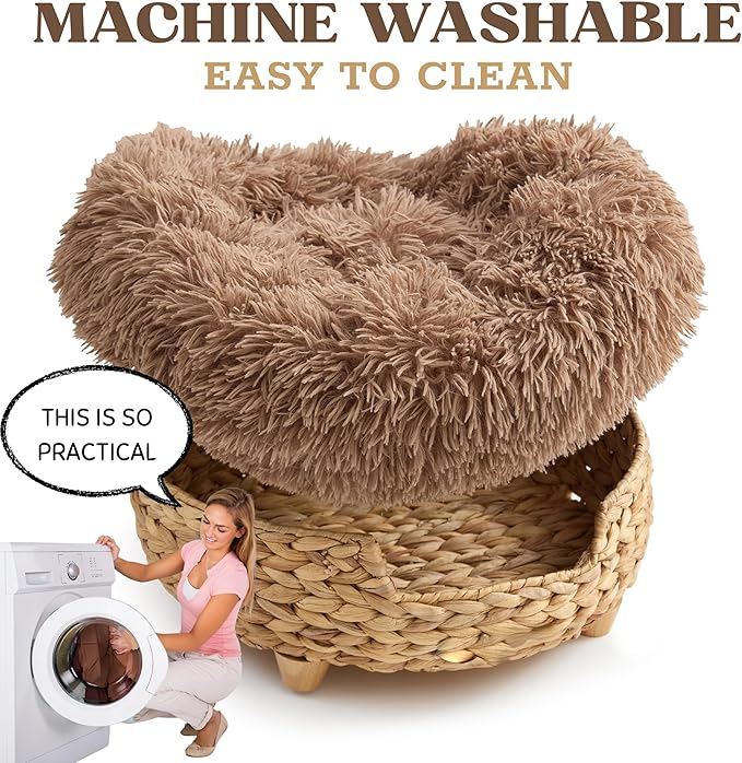 Cat Luxury Cat Bed for Indoor Cats, Plush Furniture for Comfort and Relaxation - Image 6
