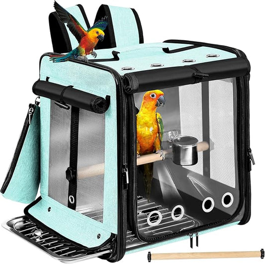 Sanmoncare Bird Carrier for Car Travel by Sanmoncare