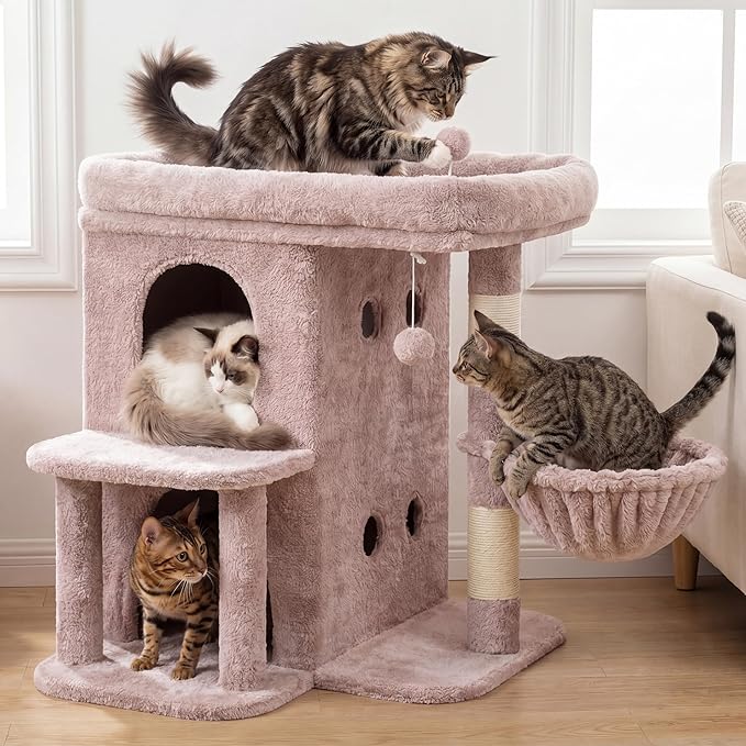Heybly Cat Tree, 26.3-inch Cat Tower - Image 2