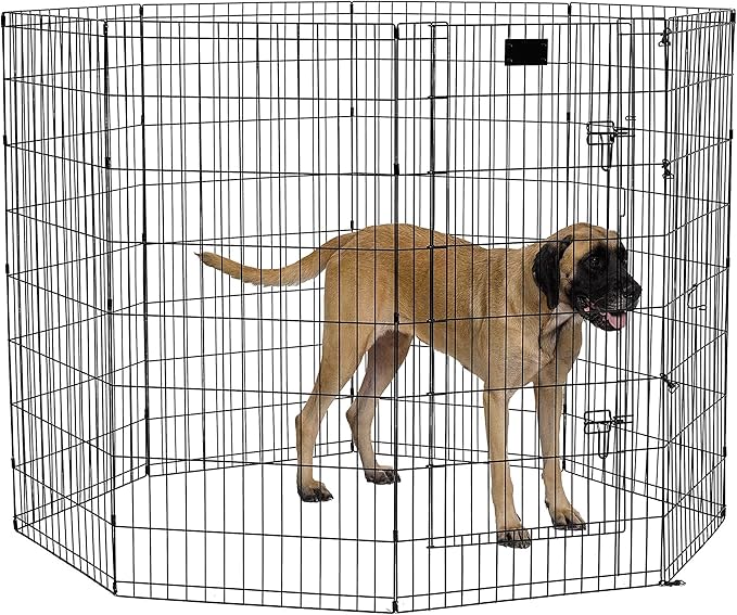 MidWest Homes for Pets 48-Inch Exercise Pen, for Indoor and Outdoor Use by MidWestHomesForPets