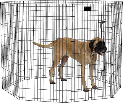 MidWest Homes for Pets 48-Inch Exercise Pen, for Indoor and Outdoor Use by MidWestHomesForPets