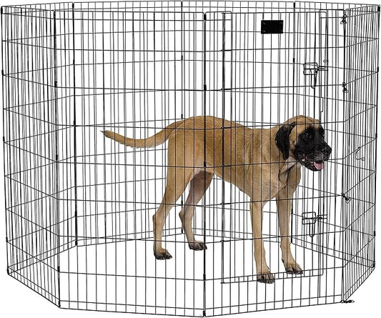 MidWest Homes for Pets 48-Inch Exercise Pen, for Indoor and Outdoor Use by MidWestHomesForPets