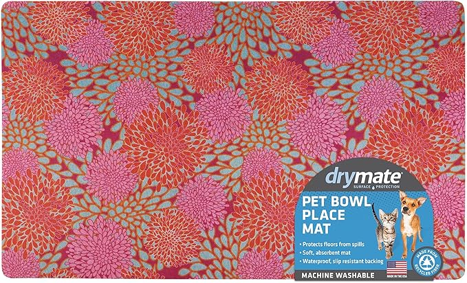 Drymate Pet Bowl Placemat, Dog & Cat Food Feeding Mat - Image 7