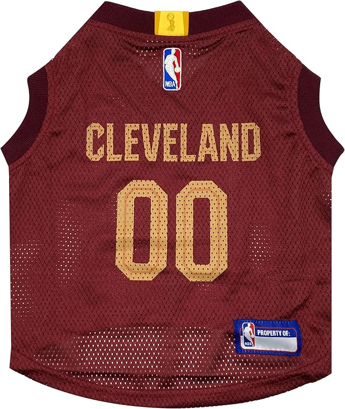 Pets First NBA CLEVELAND CAVALIERS DOG Jersey, Medium by PETSFIRST